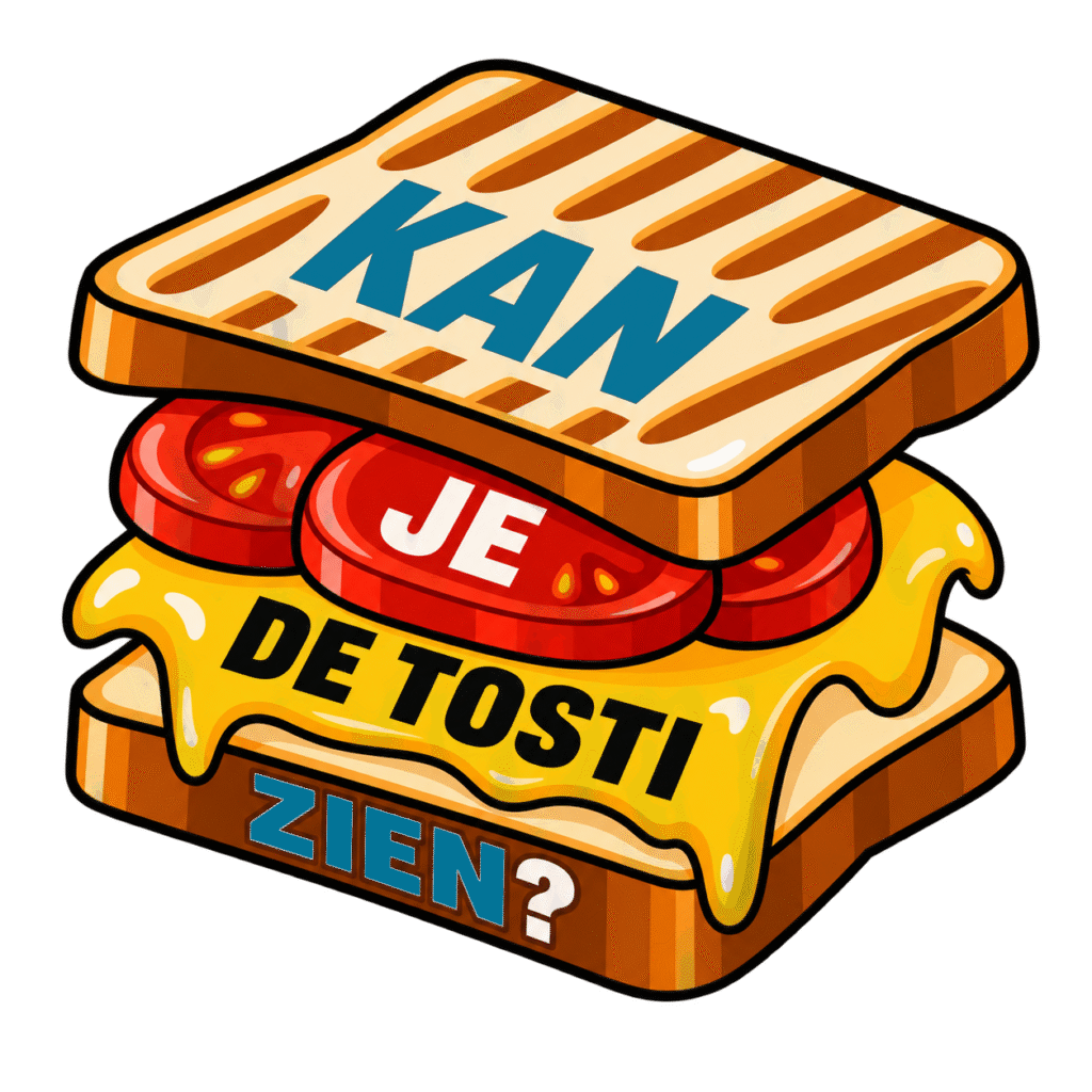 kan je de tosti zien